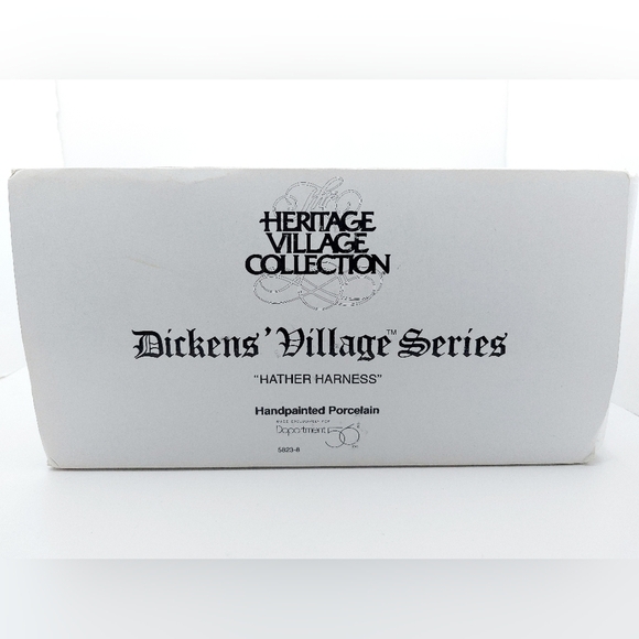 Vtg Dept 56 Dickens Village HATHER HARNESS 58238 with Box Retired 1997 - Picture 7 of 7